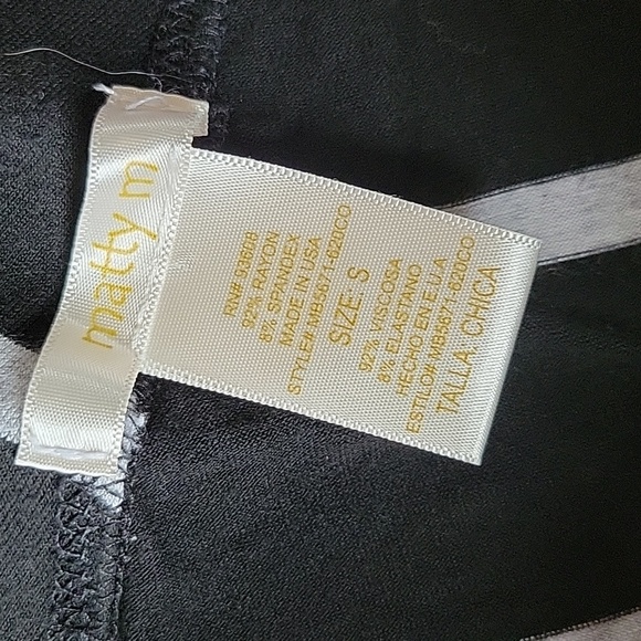 Matty M Black and Light Grey Geometric Maxi Skirt - Picture 4 of 4